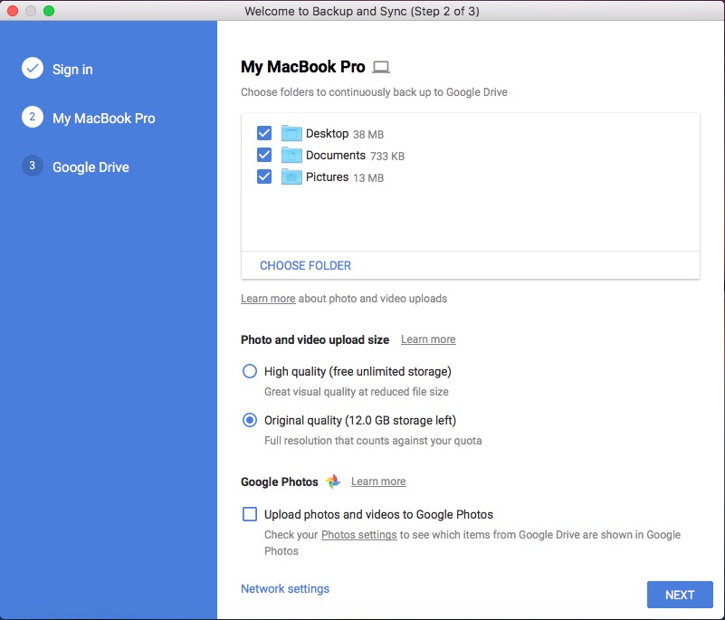 How to download google photos to macbook air